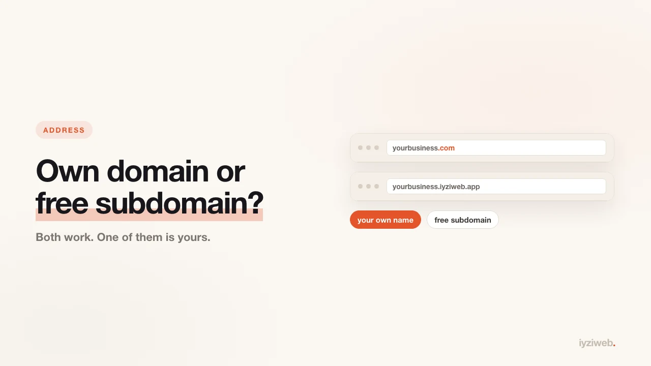 Custom domain or free subdomain: which should you start with?