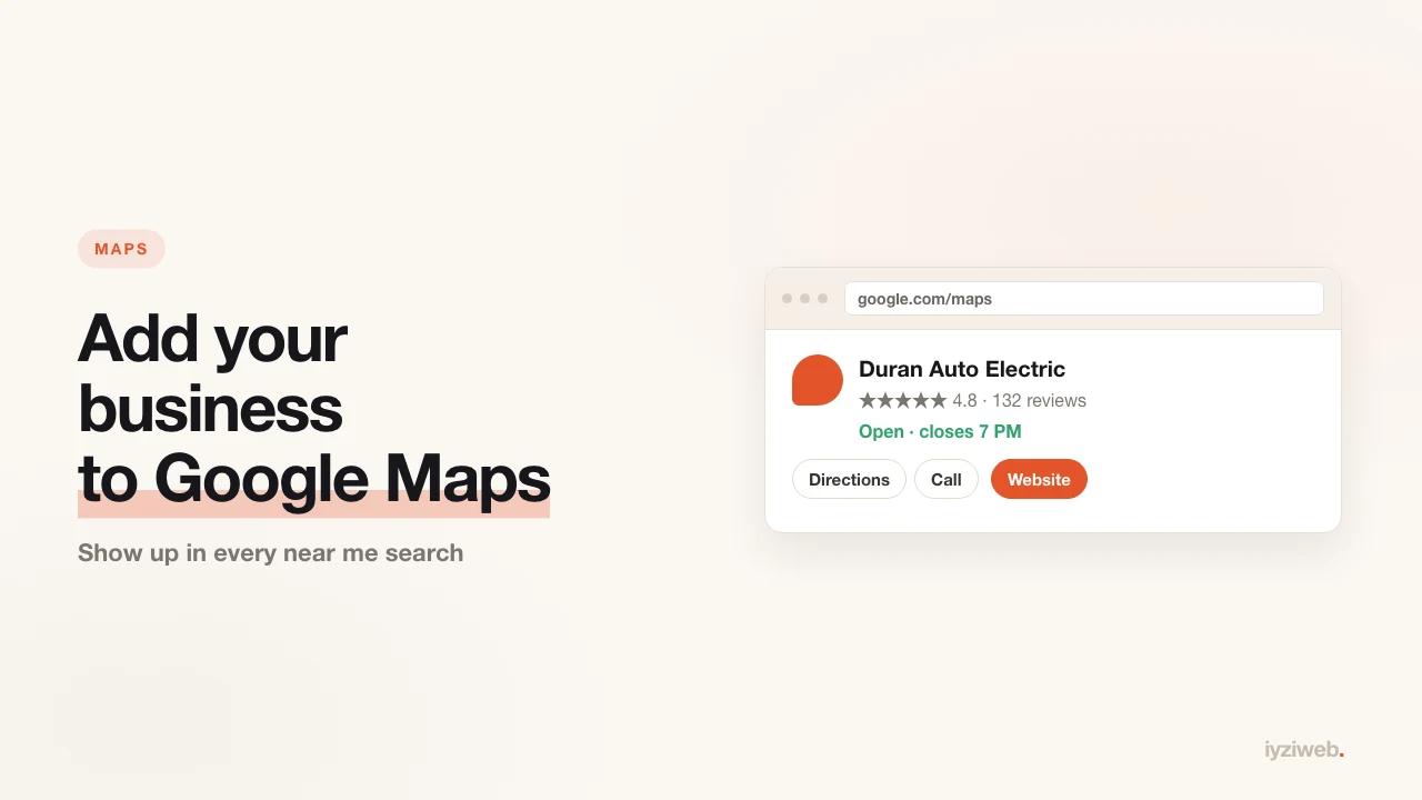 How do I add my business to Google Maps?